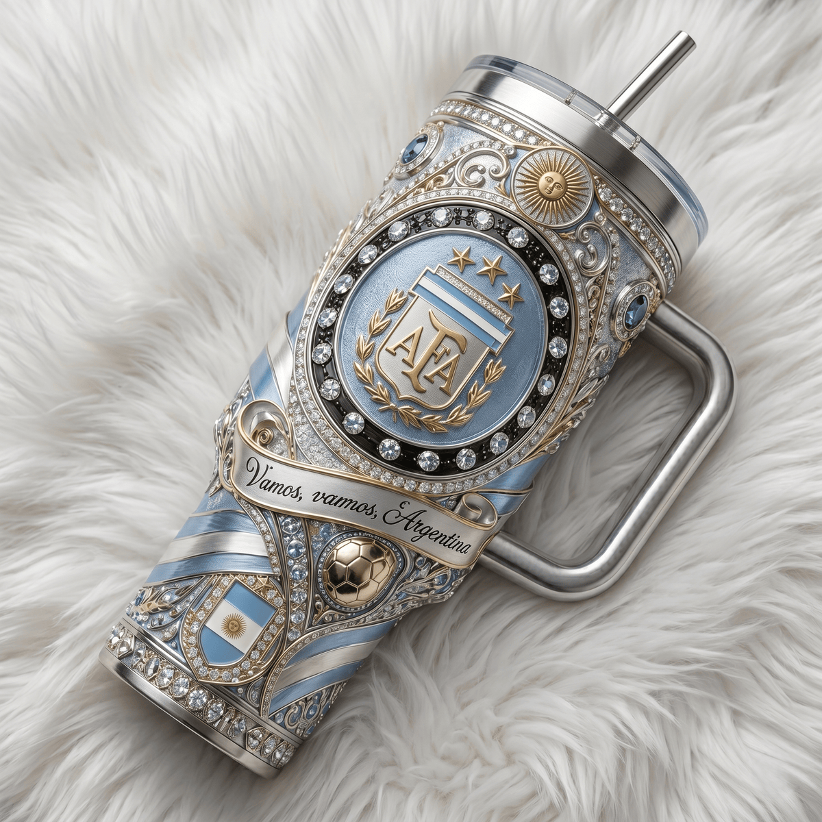 Premium AGTN 40oz Tumbler With Handle TNSM