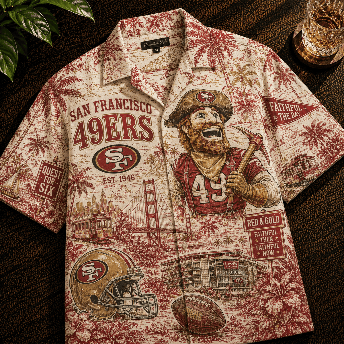PREMIUM SF49 HAWAIIAN SHIRT HQH