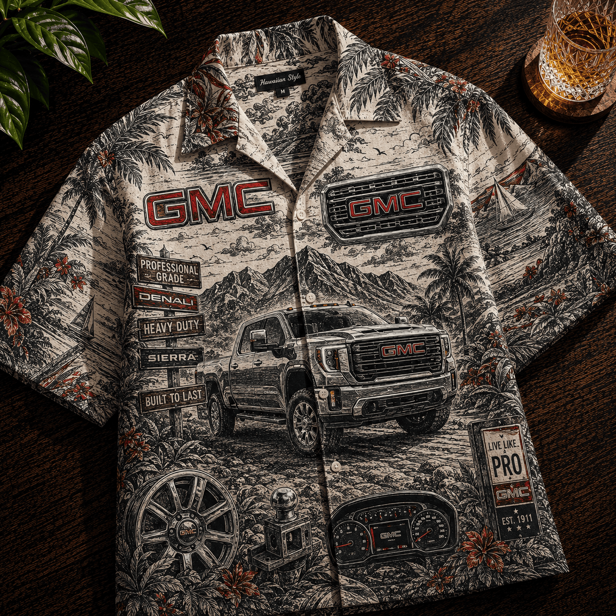 PREMIUM GMC HAWAIIAN SHIRT LNTH
