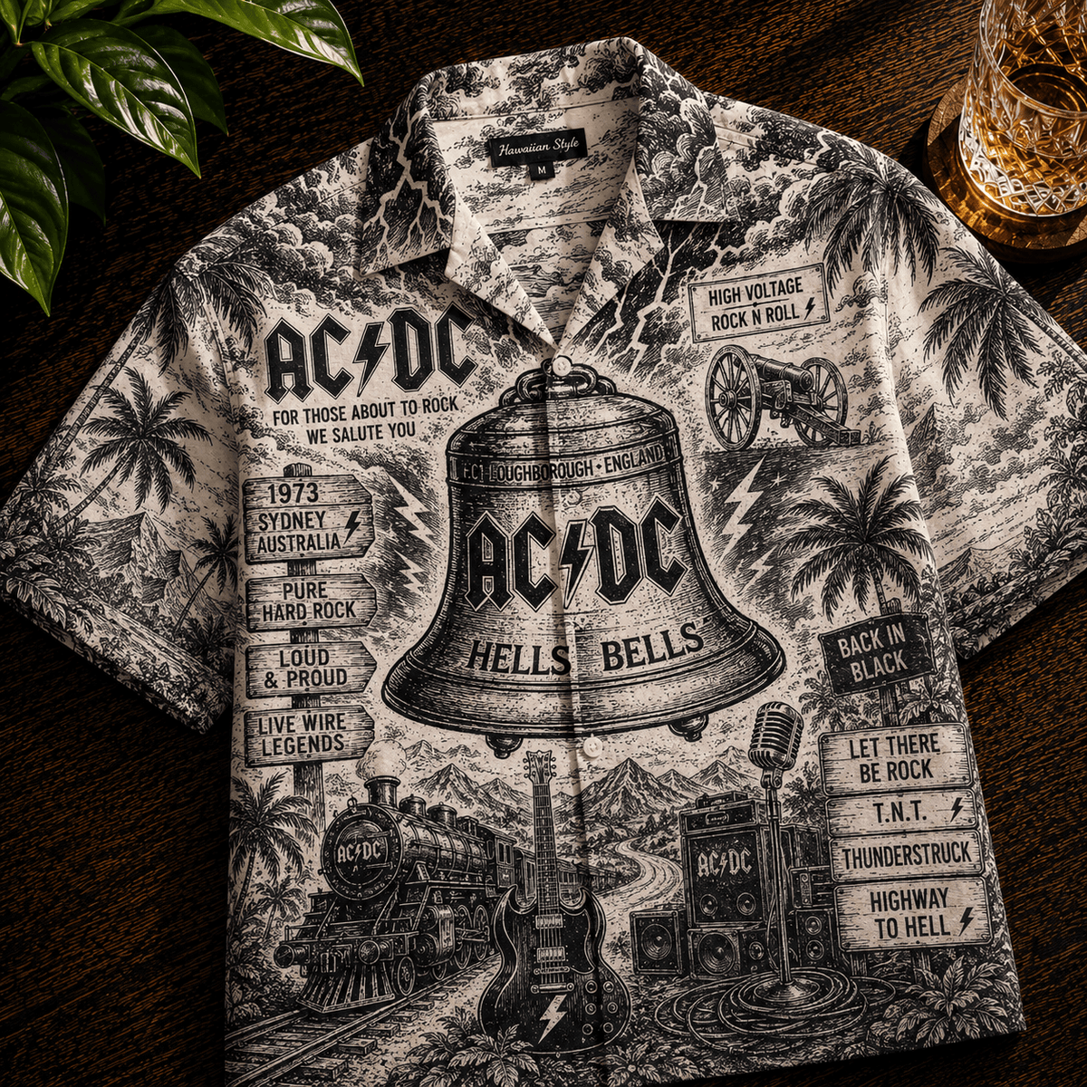 PREMIUM ACD HAWAIIAN SHIRT TTNL