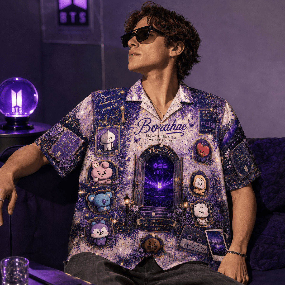 PREMIUM BTS HAWAIIAN SHIRT NTNA