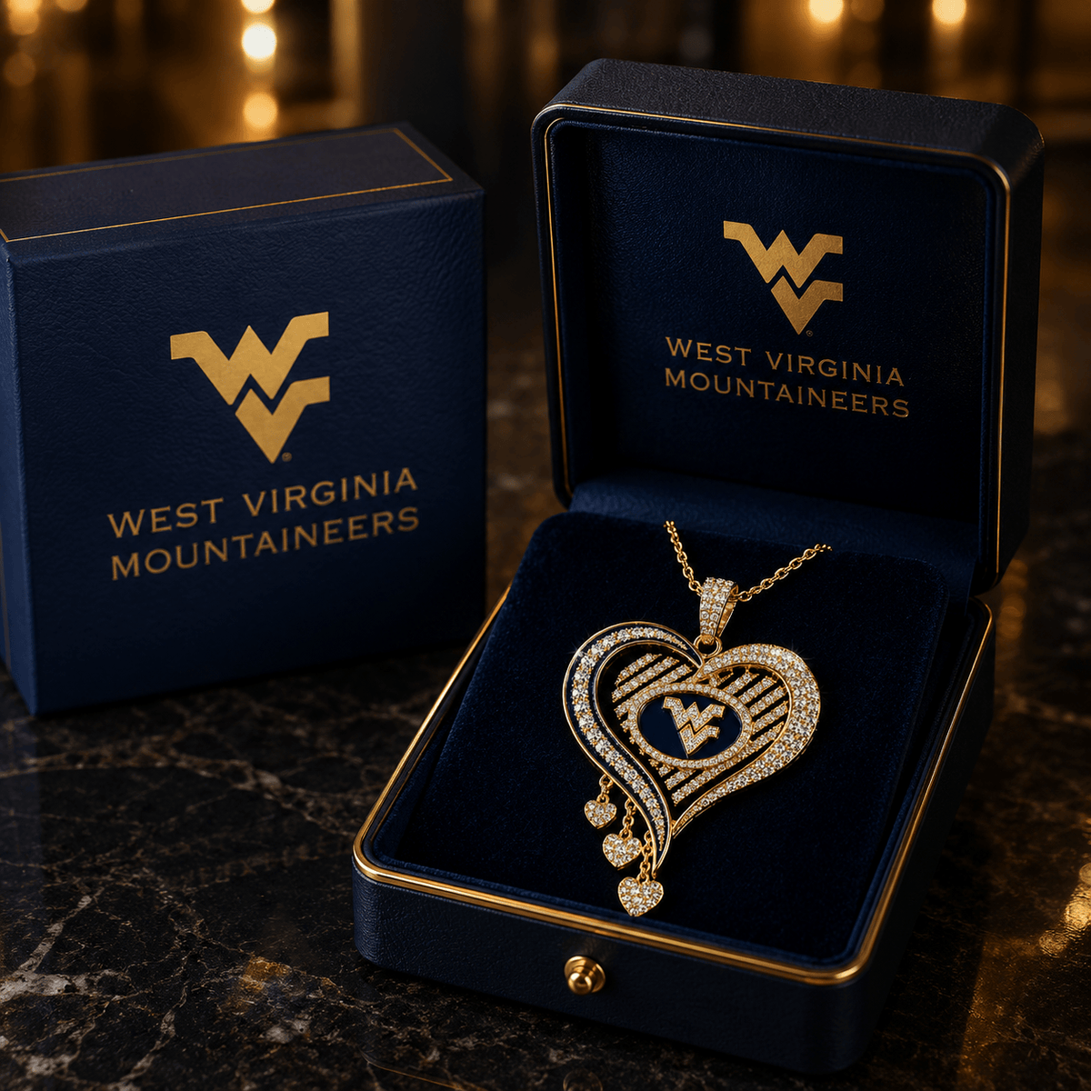 WVM Solid Gold Chain with Diamond Pendant TTTT