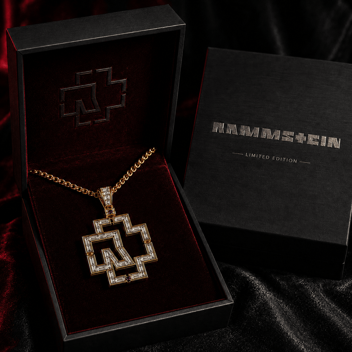RMS Solid Gold Chain with Diamond Pendant TMH