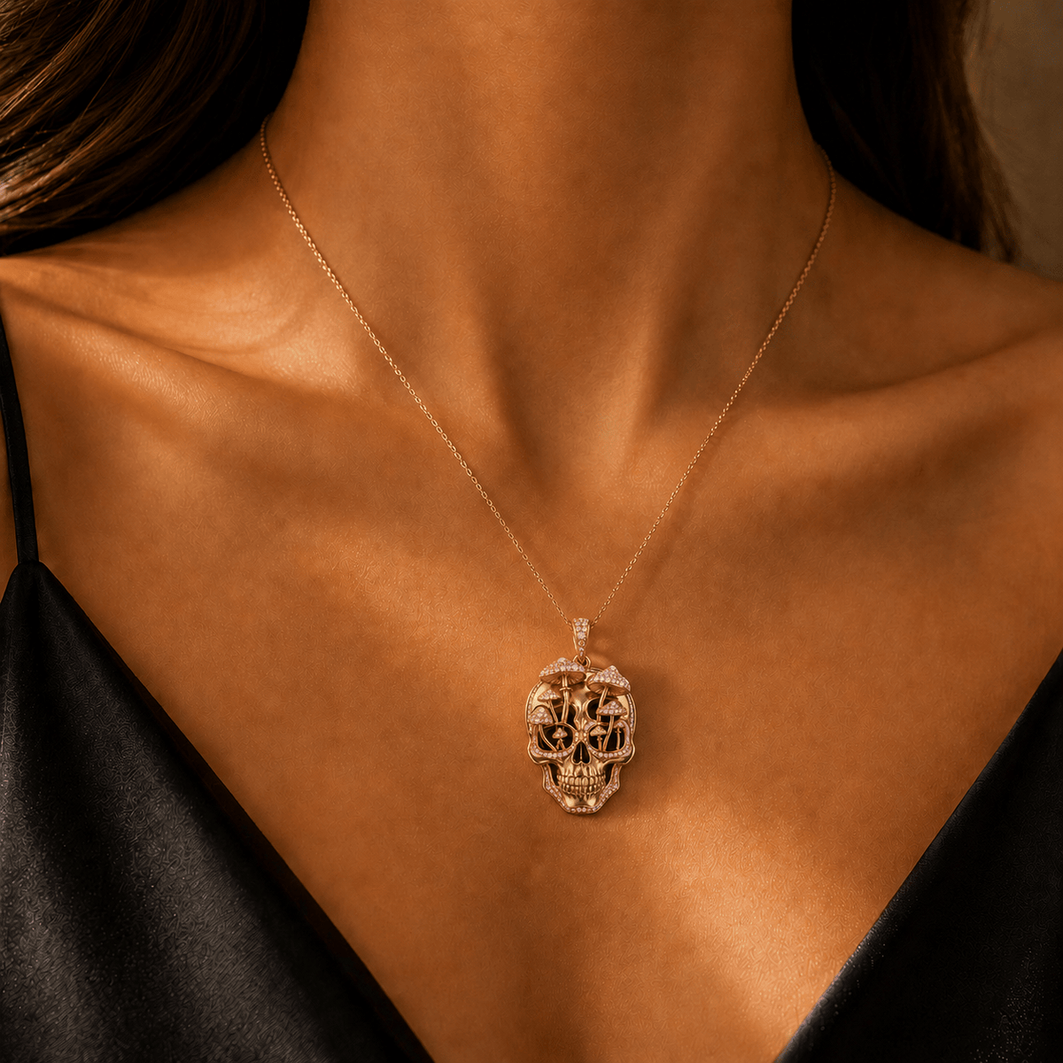 MMT Solid Gold Chain with Diamond Pendant BMD