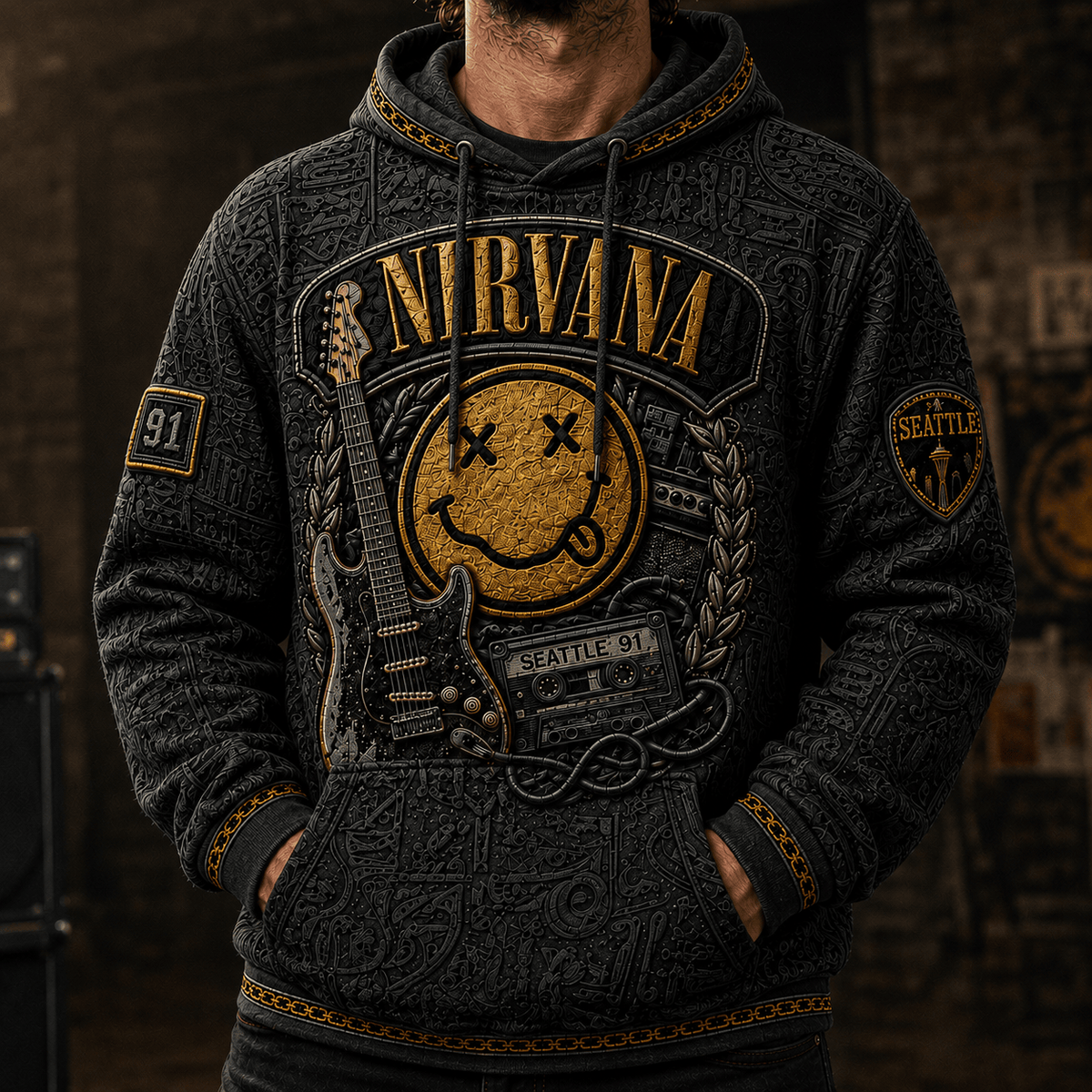 Premium NVN 3D Embossed Shirt TNSM