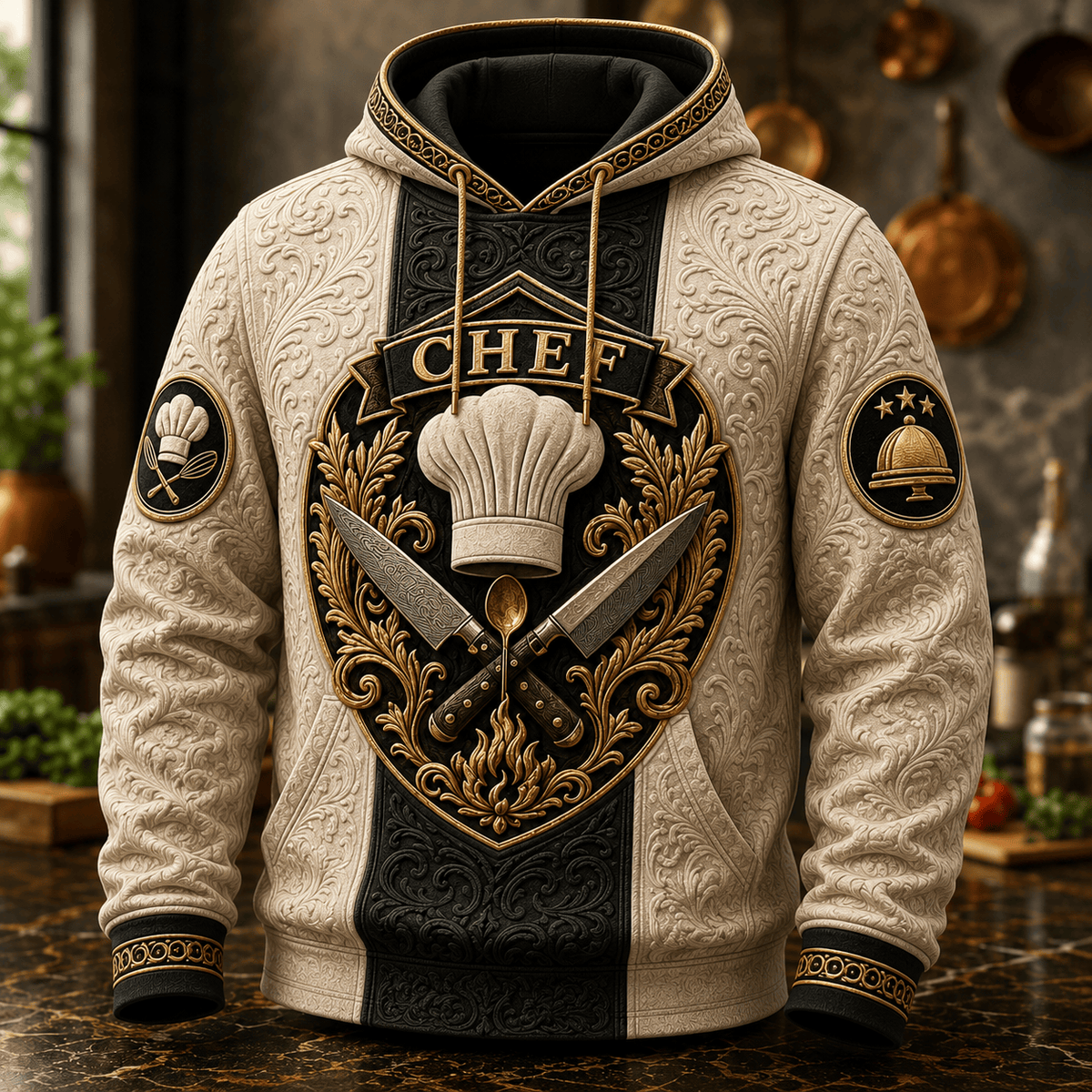 PREMIUM CHEF 3D EMBOSS SHIRT NPL