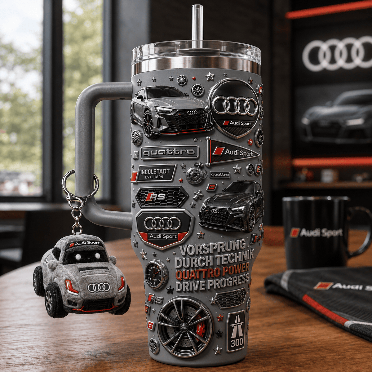 AUD 40oz Tumbler With Handle DNBN
