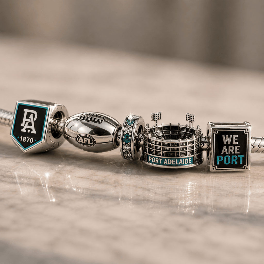 PADP Silver Charm Bracelet Set PNPA