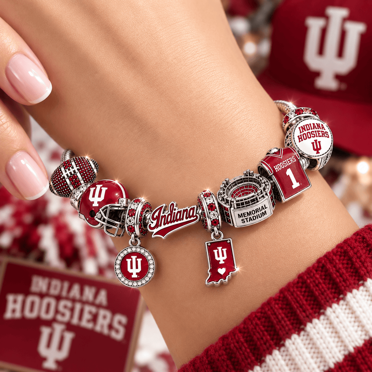 IDH Silver Charm Bracelet Set BMD
