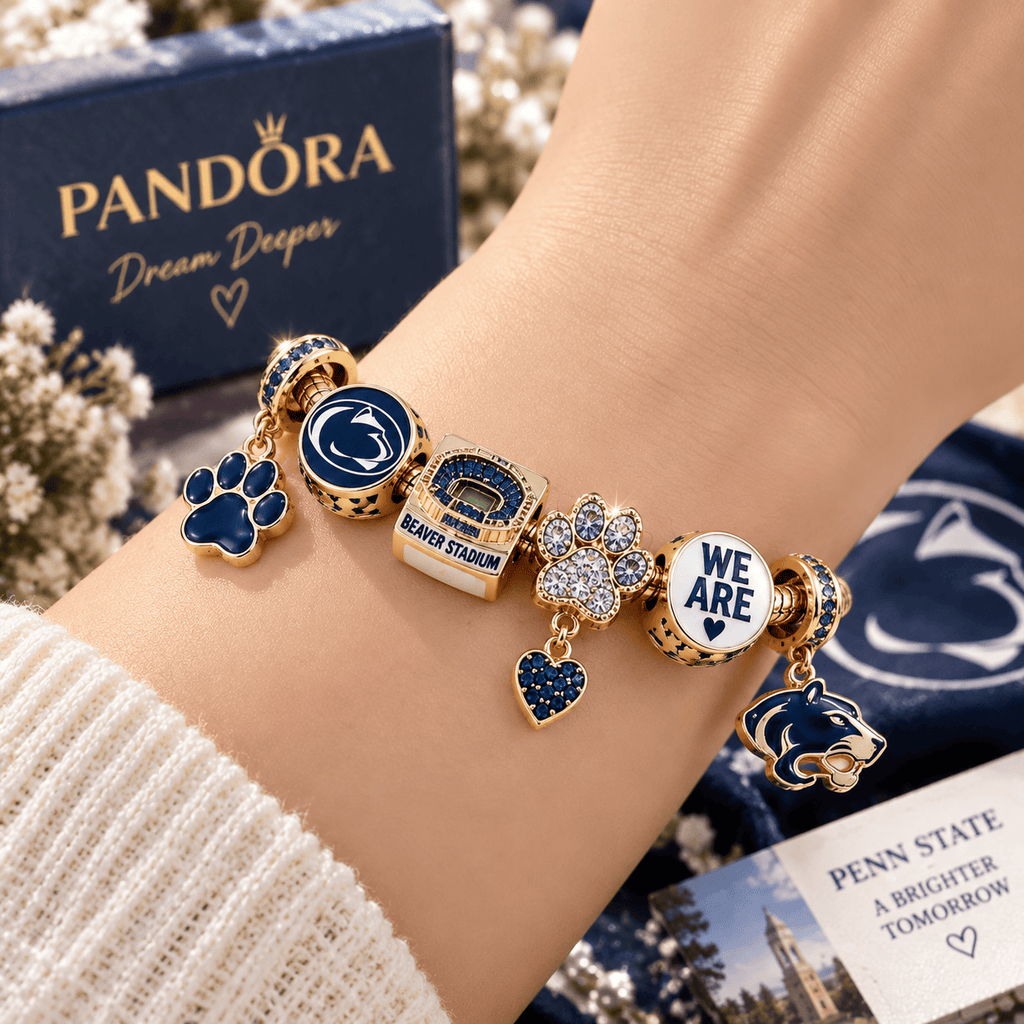 PSNL Gold Charm Bracelet Set TTN