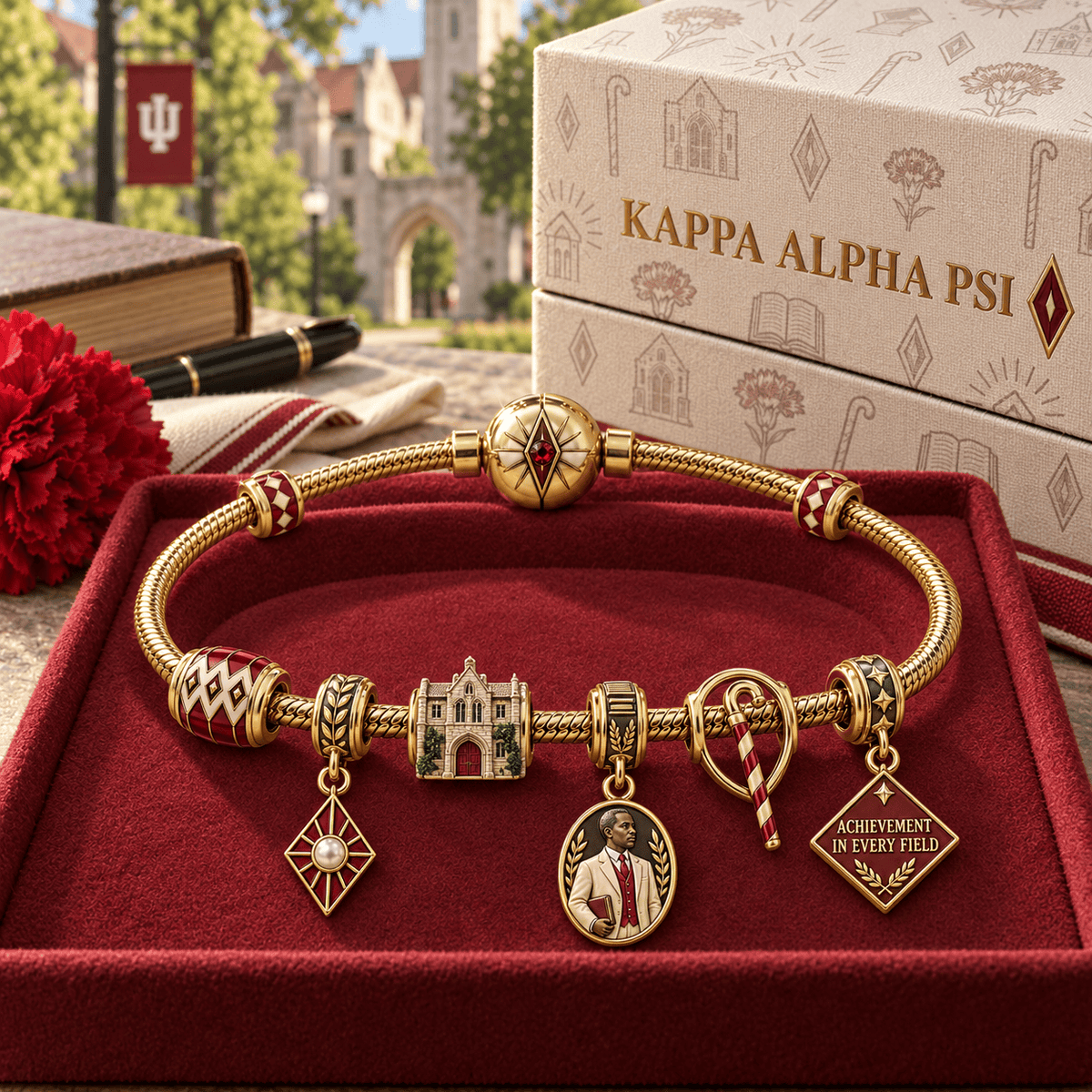 KPAP Gold Charm Bracelet Set HQH