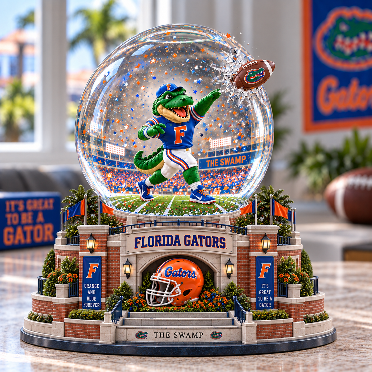 FGT Premium Sculpted Collector Water Globe NTNA